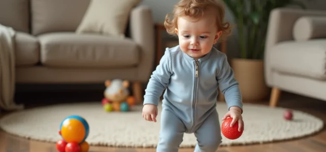 Comment apprendre à marcher avec une balle peut-il aider votre bébé ?